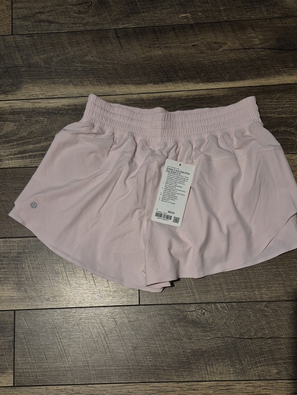 🍋 Lululemon Shake It Out Run Short 2.5" Size L Blissful Pink